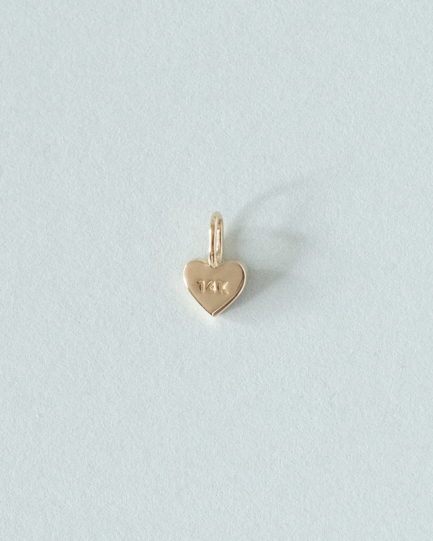 enamel charm - mini heart