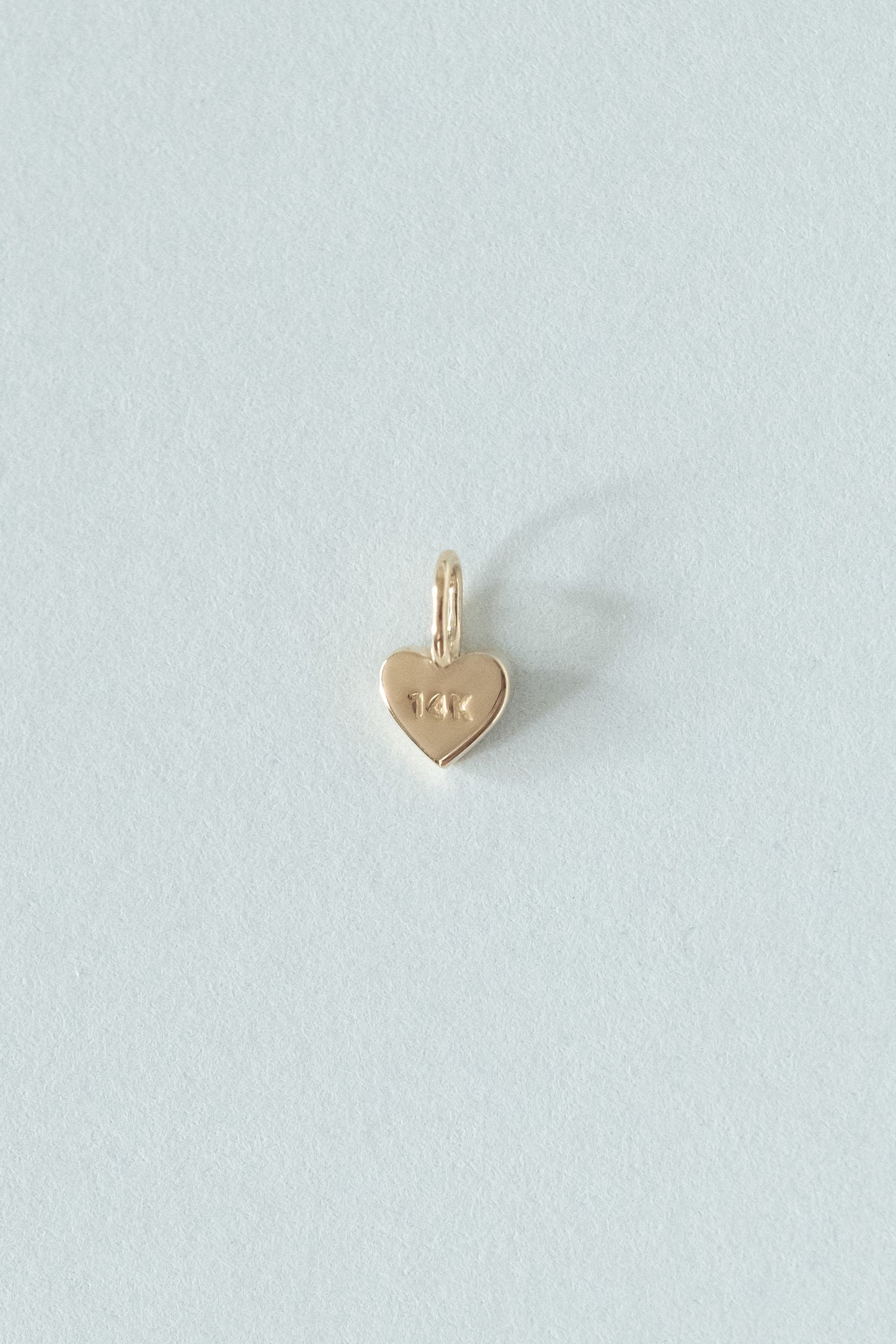 charm - mini enamel heart